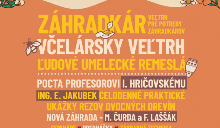 Fotka - Výstava Záhradkár Trenčín - 10.4.2025 štvrtok