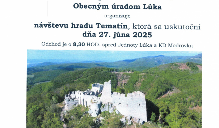 Fotka - návšteva Hradu Tematín - 27.6.2025