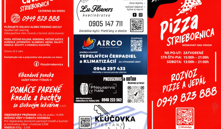 Fotka - Pizza Striebornica - ponuka pizze a cateringových služieb