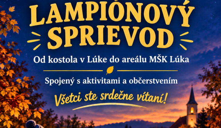 Fotka - Lampiónový sprievod - sobota 31.10.2026 o 16:00 hod.
